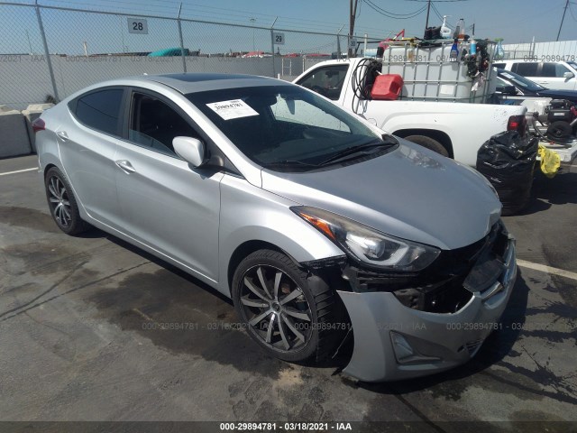 HYUNDAI ELANTRA 2015 kmhdh4ah6fu322905