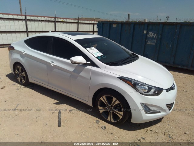 HYUNDAI ELANTRA 2015 kmhdh4ah6fu342667