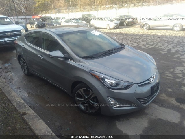 HYUNDAI ELANTRA 2015 kmhdh4ah6fu349456