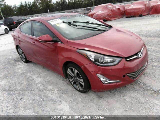 HYUNDAI ELANTRA 2014 kmhdh4ah7eu136529