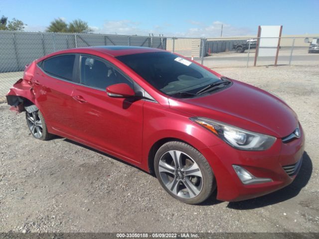 HYUNDAI ELANTRA 2014 kmhdh4ah7eu182667