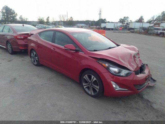 HYUNDAI ELANTRA 2014 kmhdh4ah8eu128925