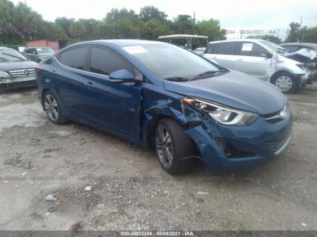 HYUNDAI ELANTRA 2014 kmhdh4ah8eu169734