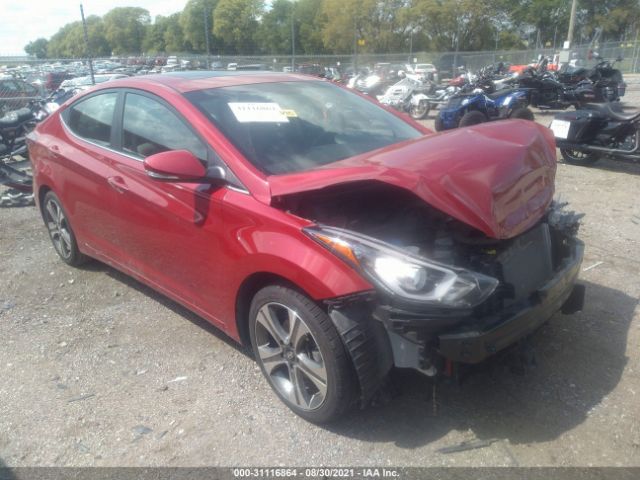 HYUNDAI ELANTRA 2014 kmhdh4ah9eu032088