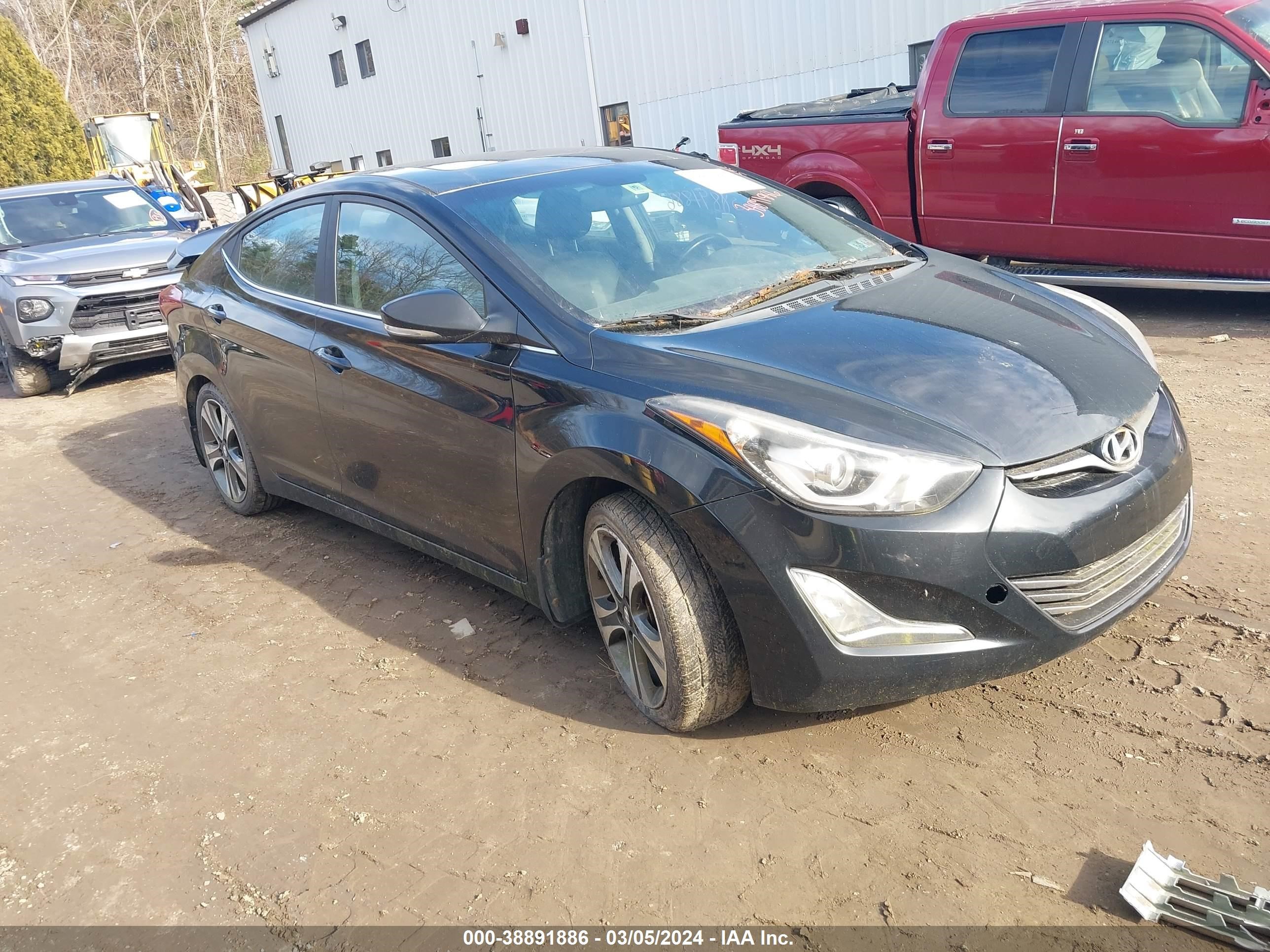 HYUNDAI ELANTRA 2014 kmhdh4ah9eu160086