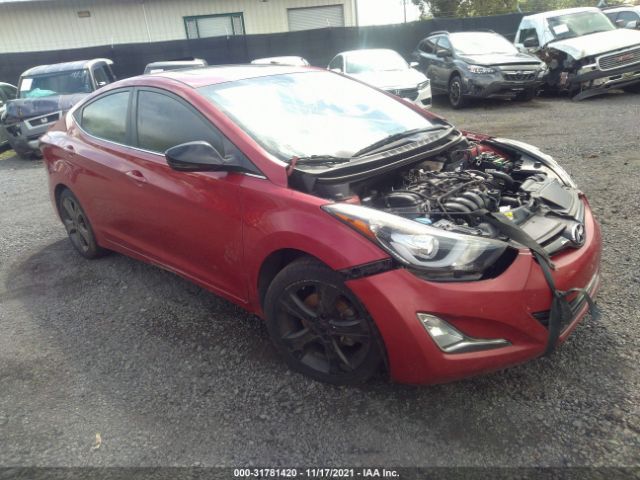 HYUNDAI ELANTRA 2015 kmhdh4ah9fu234642