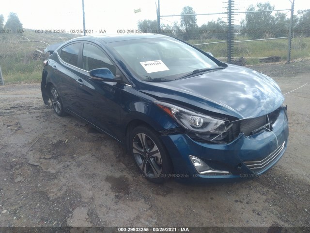 HYUNDAI ELANTRA 2014 kmhdh4ahxeu122432