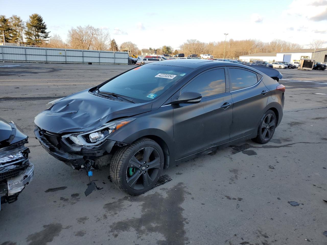 HYUNDAI ELANTRA 2014 kmhdh4ahxeu127887