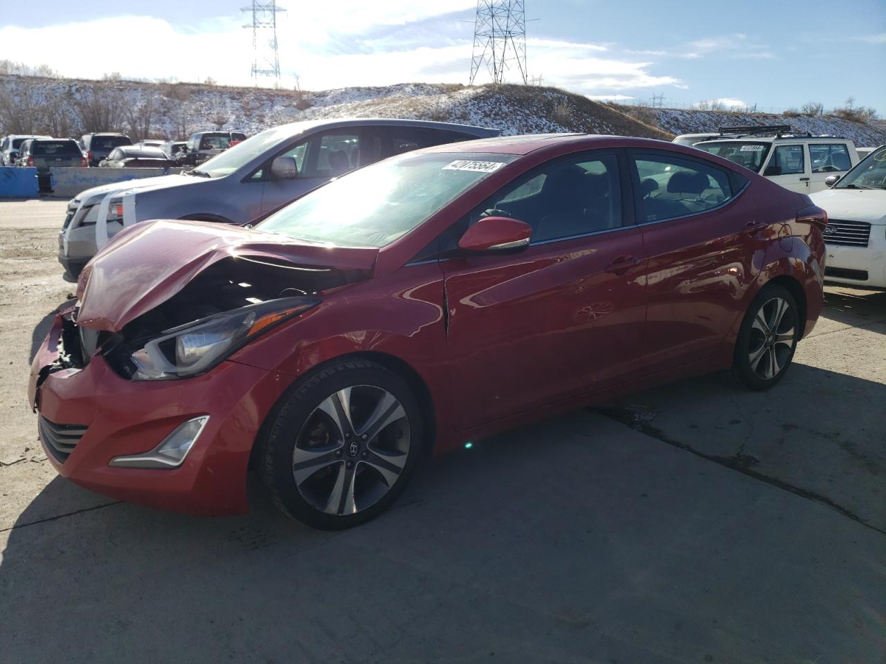 HYUNDAI ELANTRA 2014 kmhdh4ahxeu152398