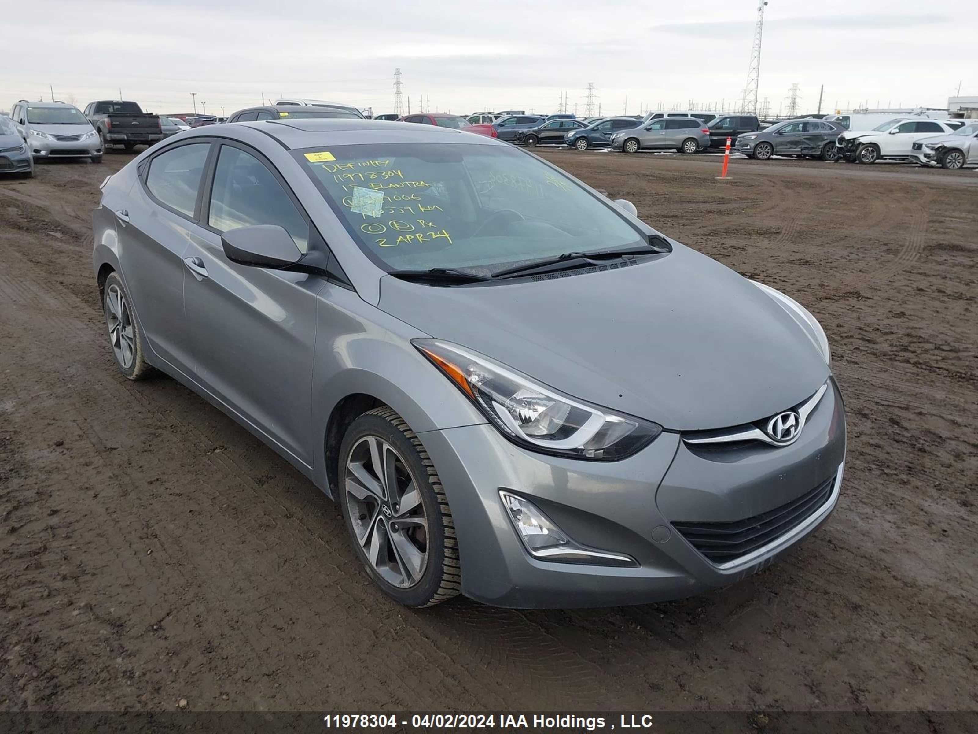 HYUNDAI ELANTRA 2015 kmhdh4ahxfu389006