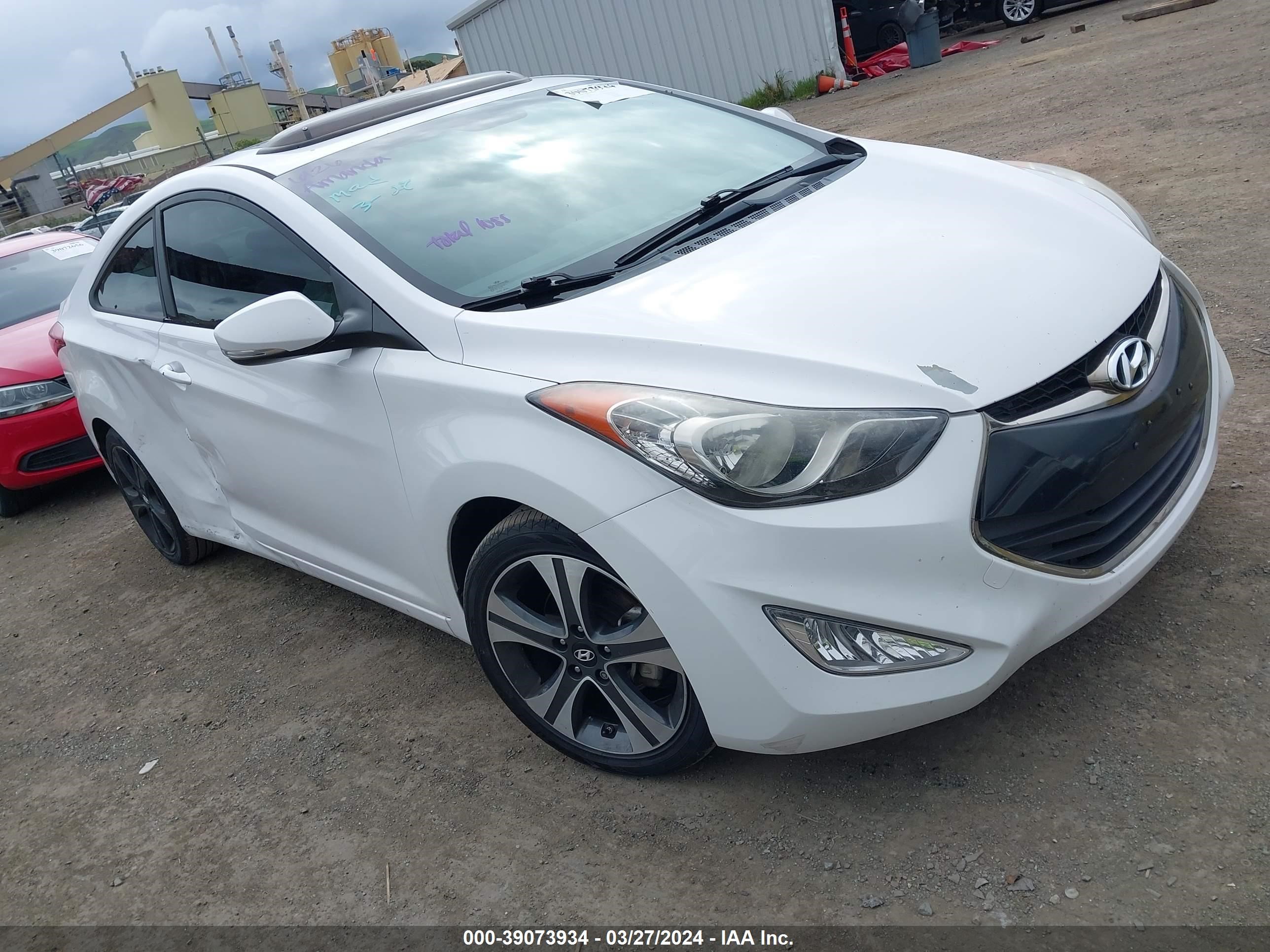 HYUNDAI ELANTRA 2013 kmhdh6ae0du012313