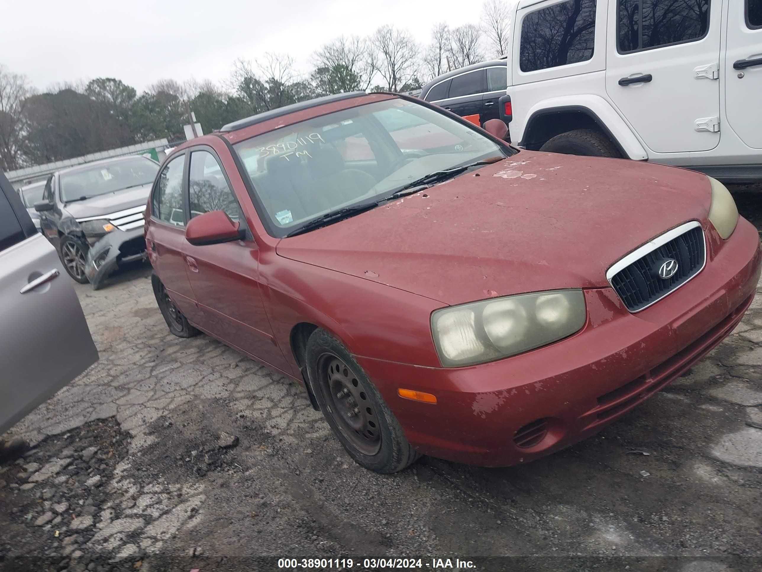 HYUNDAI ELANTRA 2002 kmhdn45d02u436134