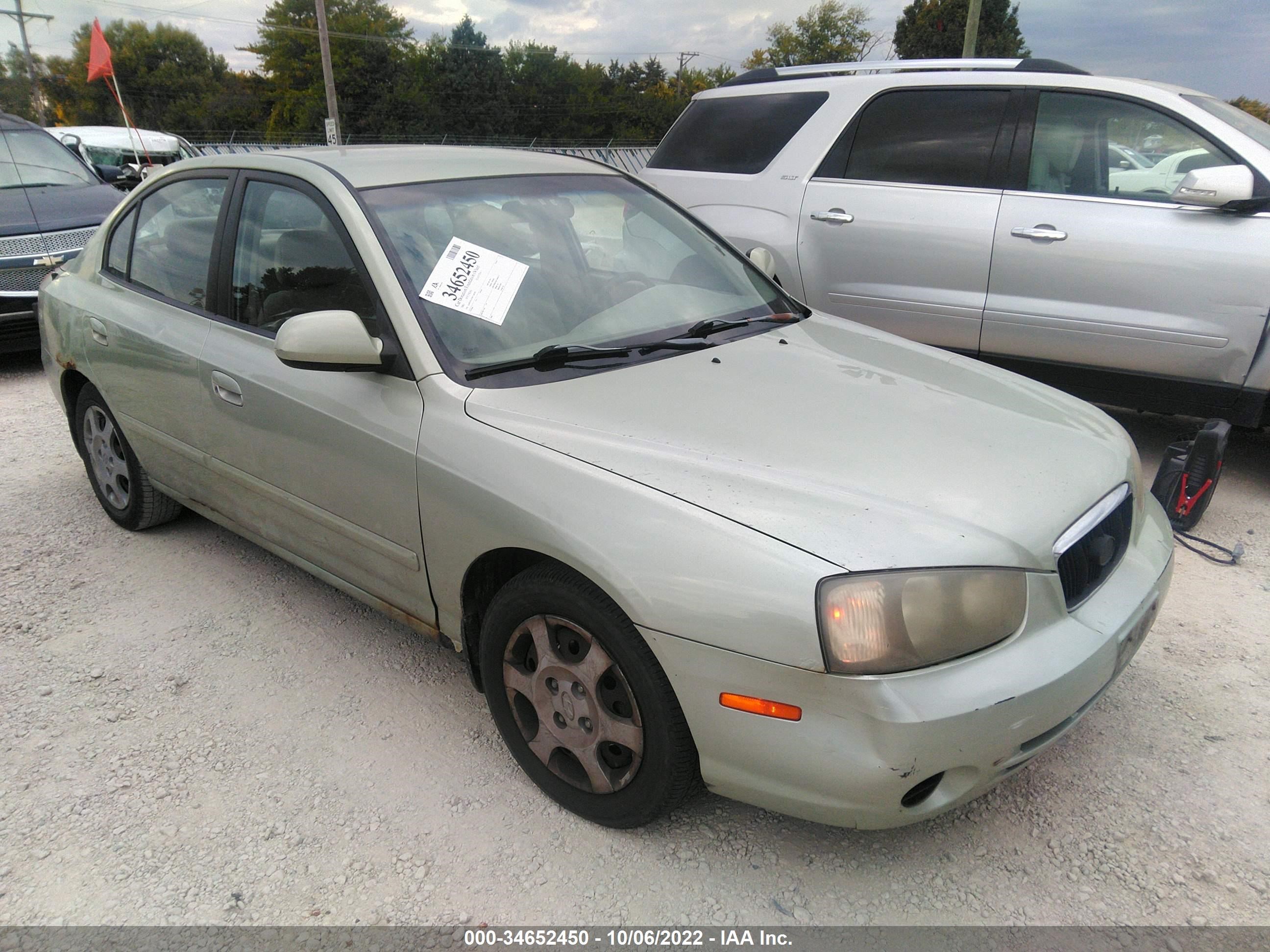 HYUNDAI ELANTRA 2003 kmhdn45d03u683851