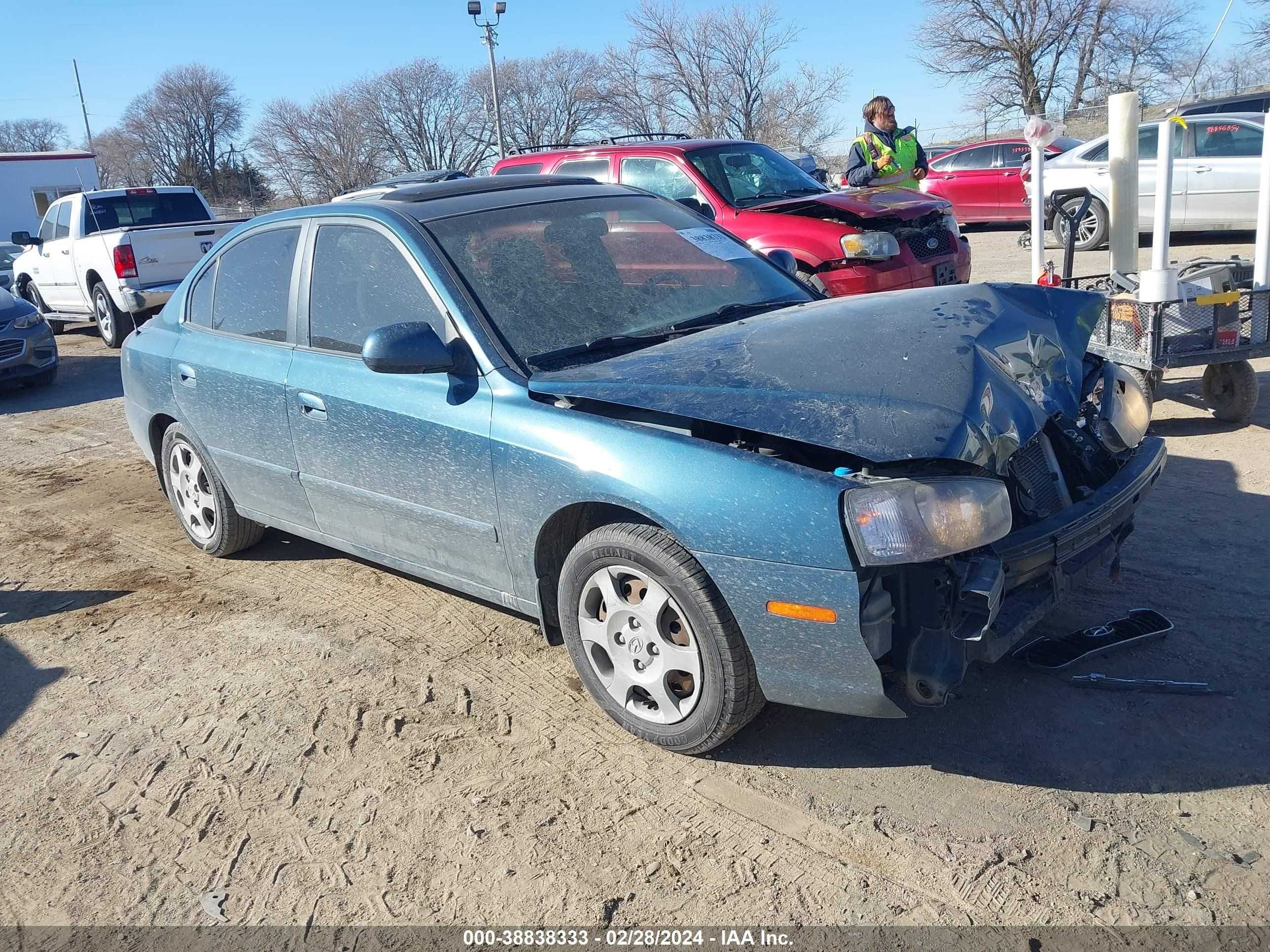 HYUNDAI ELANTRA 2002 kmhdn45d12u441097