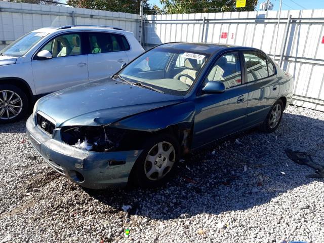 HYUNDAI ELANTRA 2002 kmhdn45d22u392525