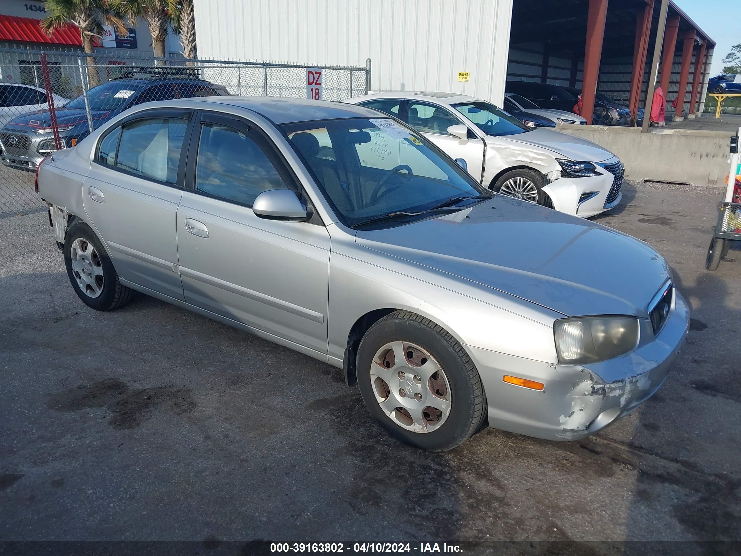 HYUNDAI ELANTRA 2003 kmhdn45d23u486373