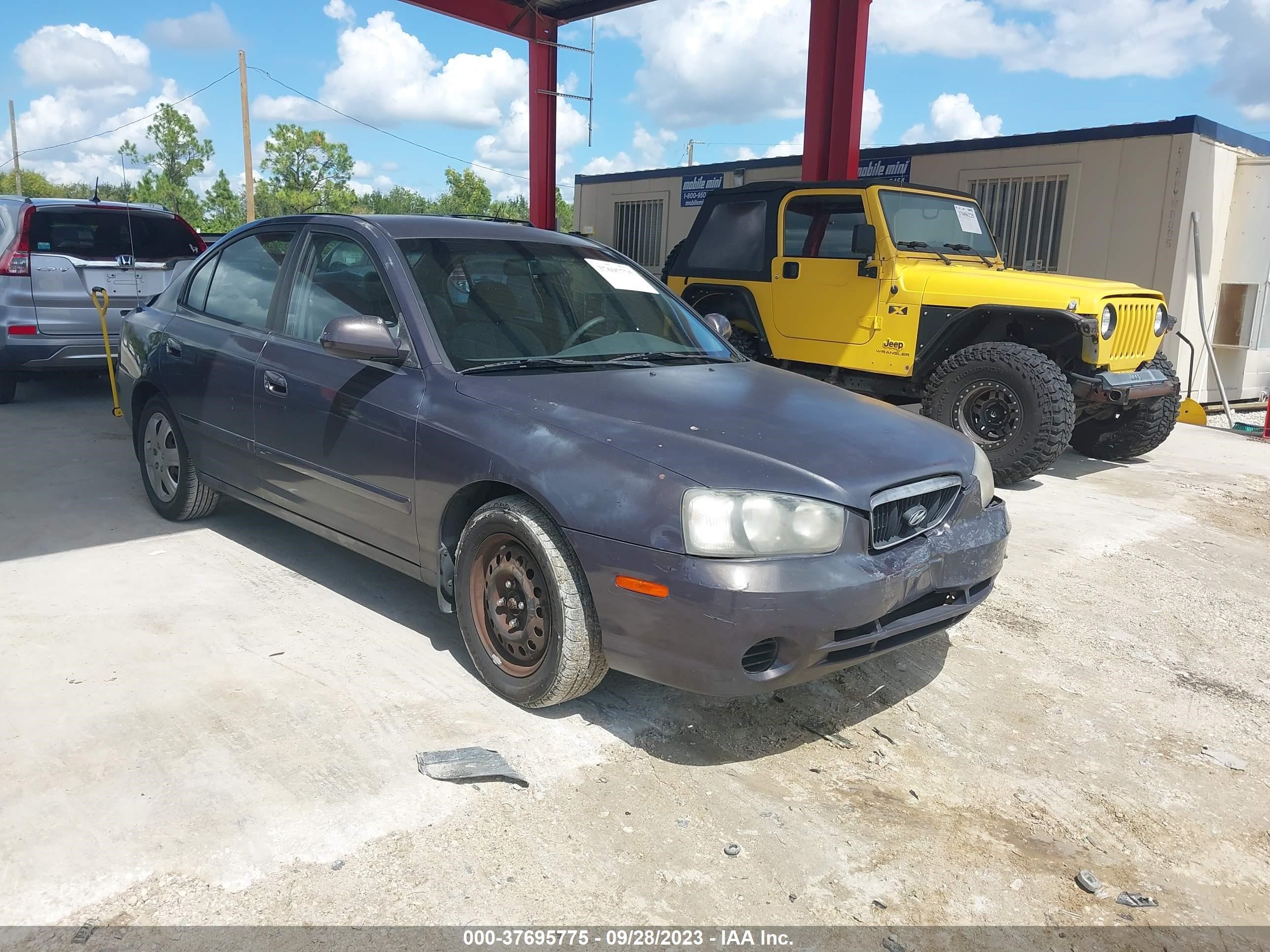 HYUNDAI ELANTRA 2002 kmhdn45d32u350932