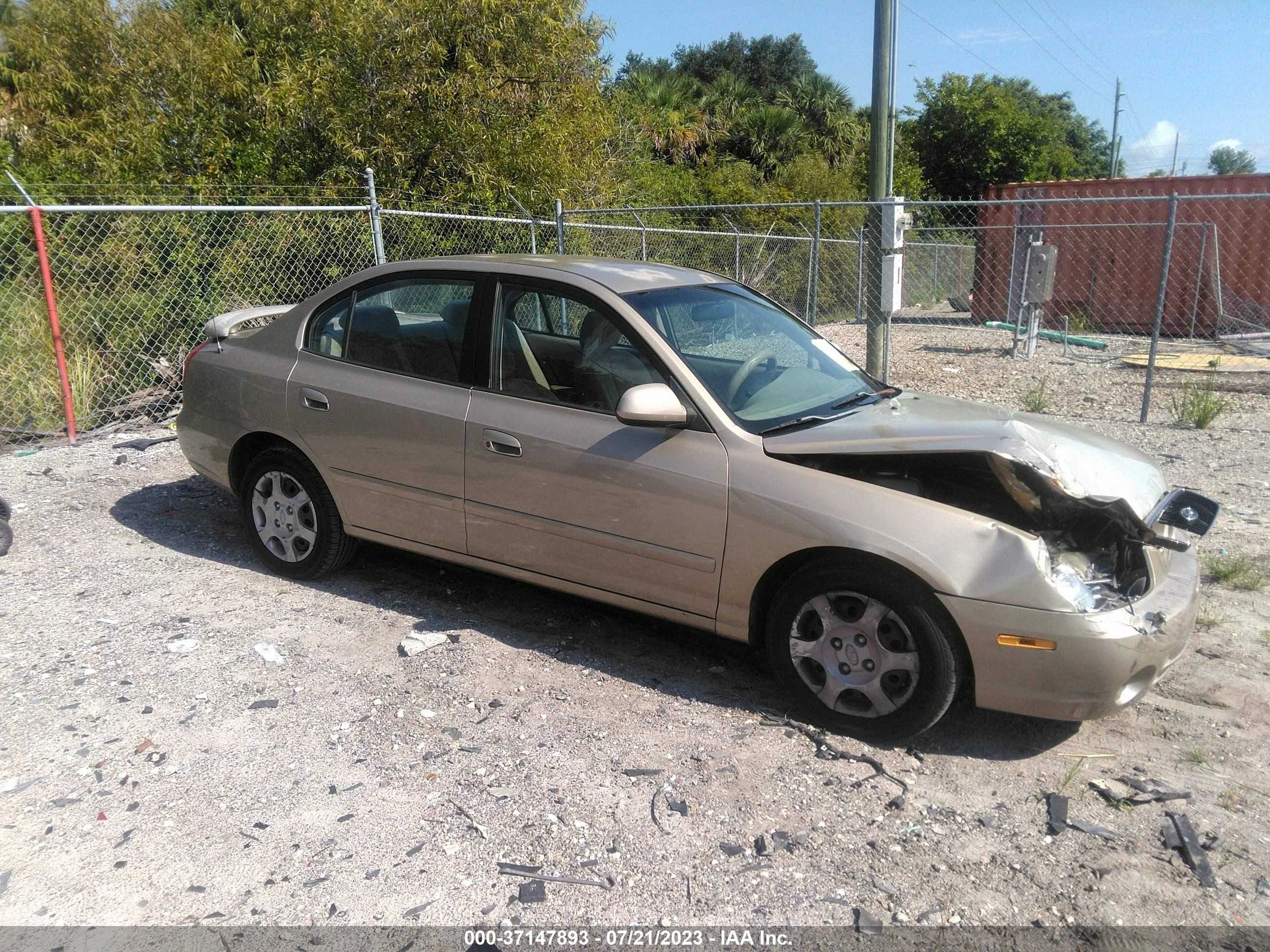 HYUNDAI ELANTRA 2003 kmhdn45d53u617683