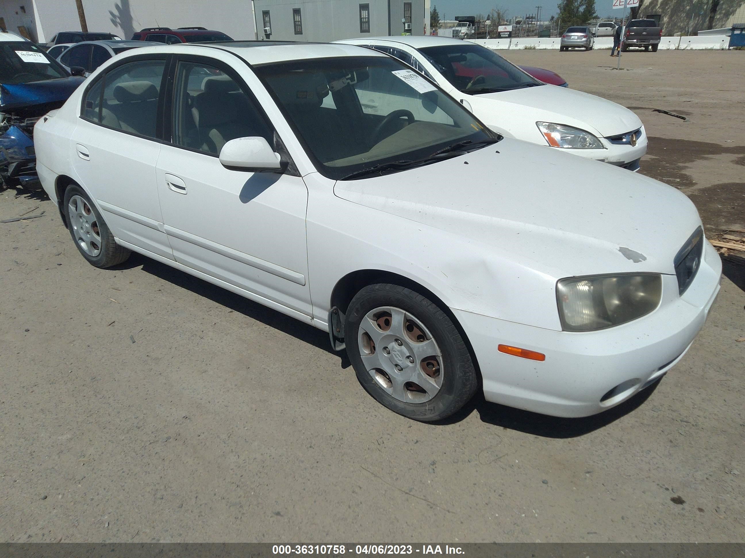 HYUNDAI ELANTRA 2002 kmhdn45d62u438907