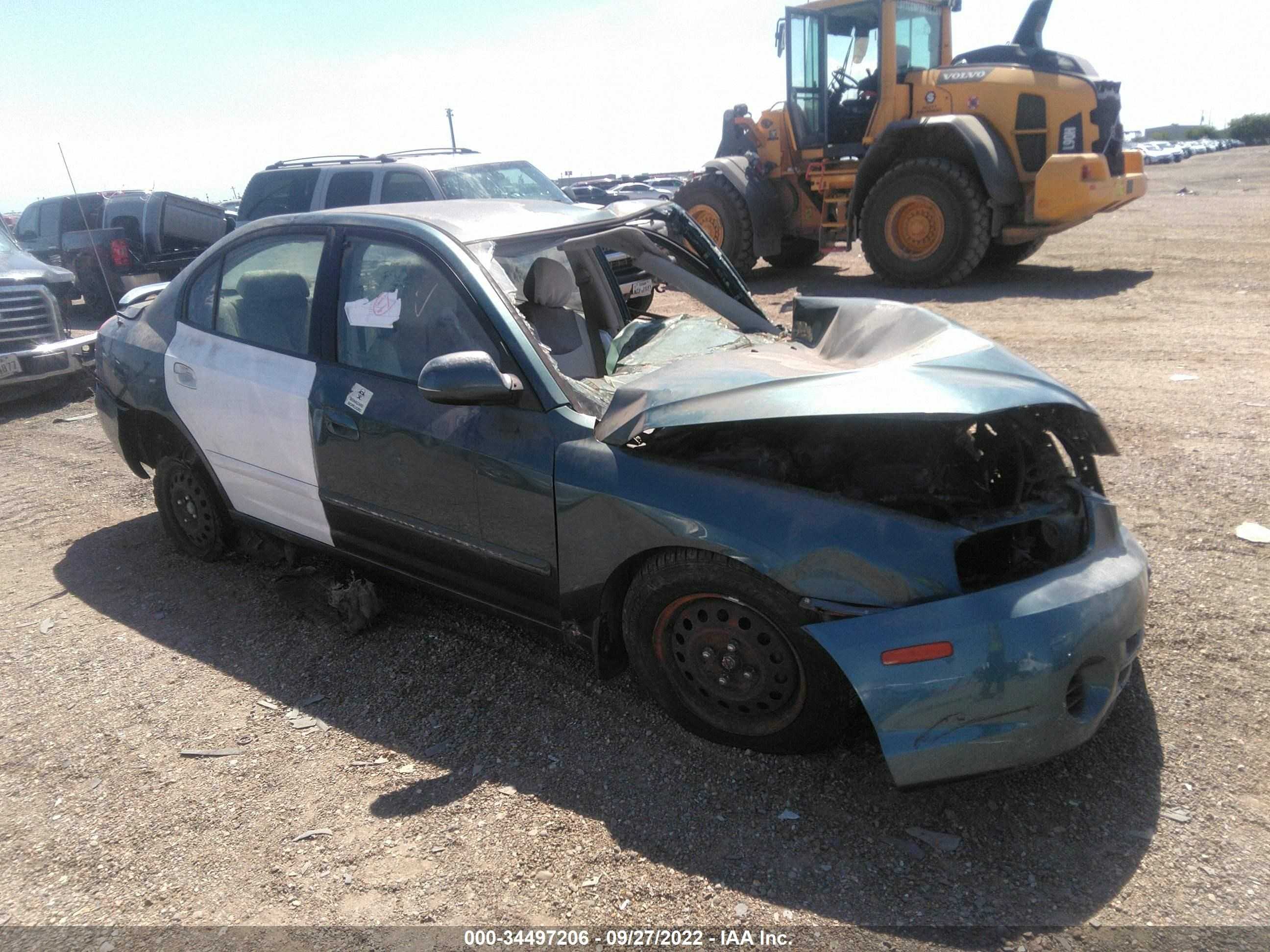 HYUNDAI ELANTRA 2002 kmhdn45d72u268881