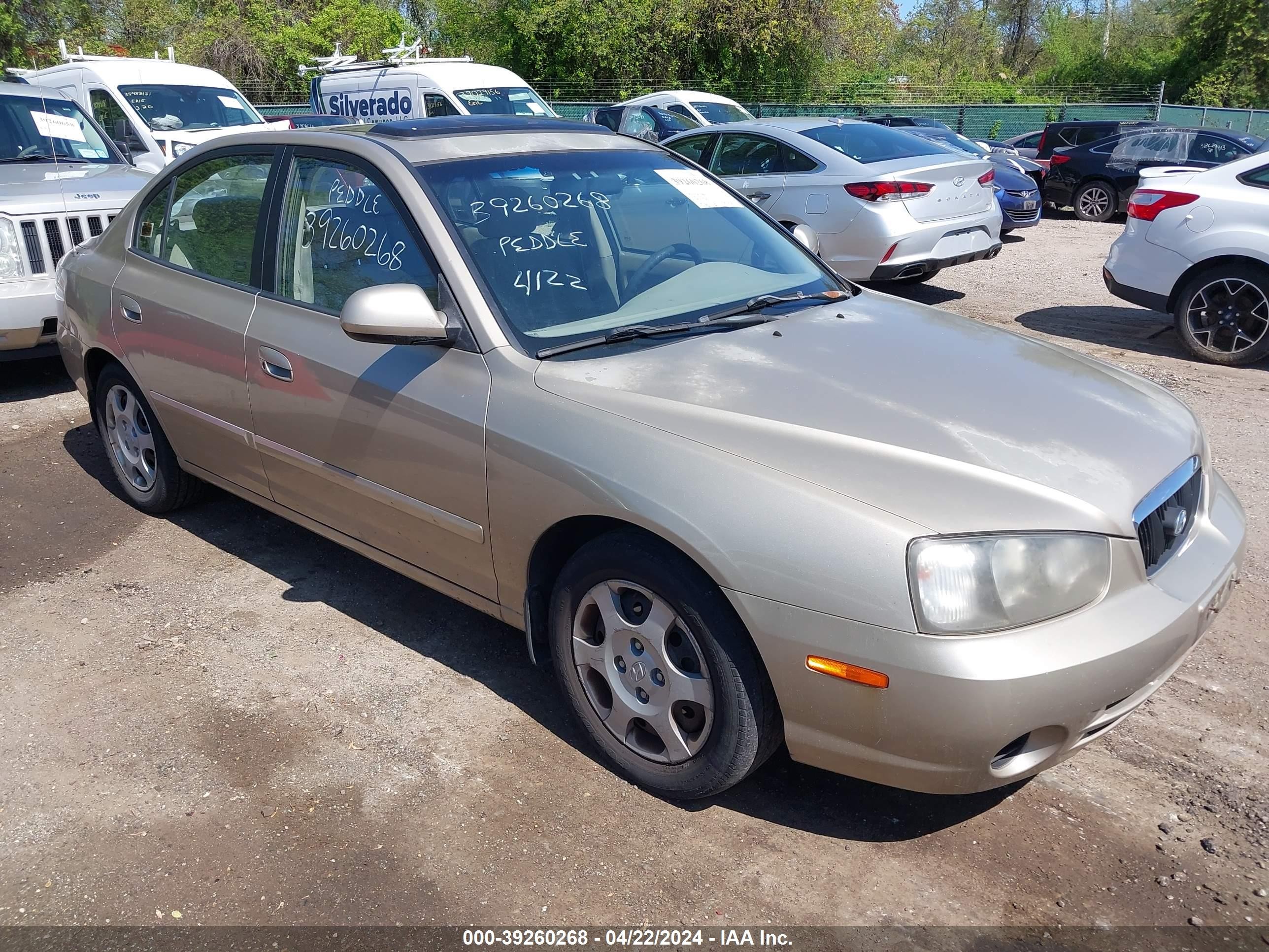 HYUNDAI ELANTRA 2003 kmhdn45d93u501709