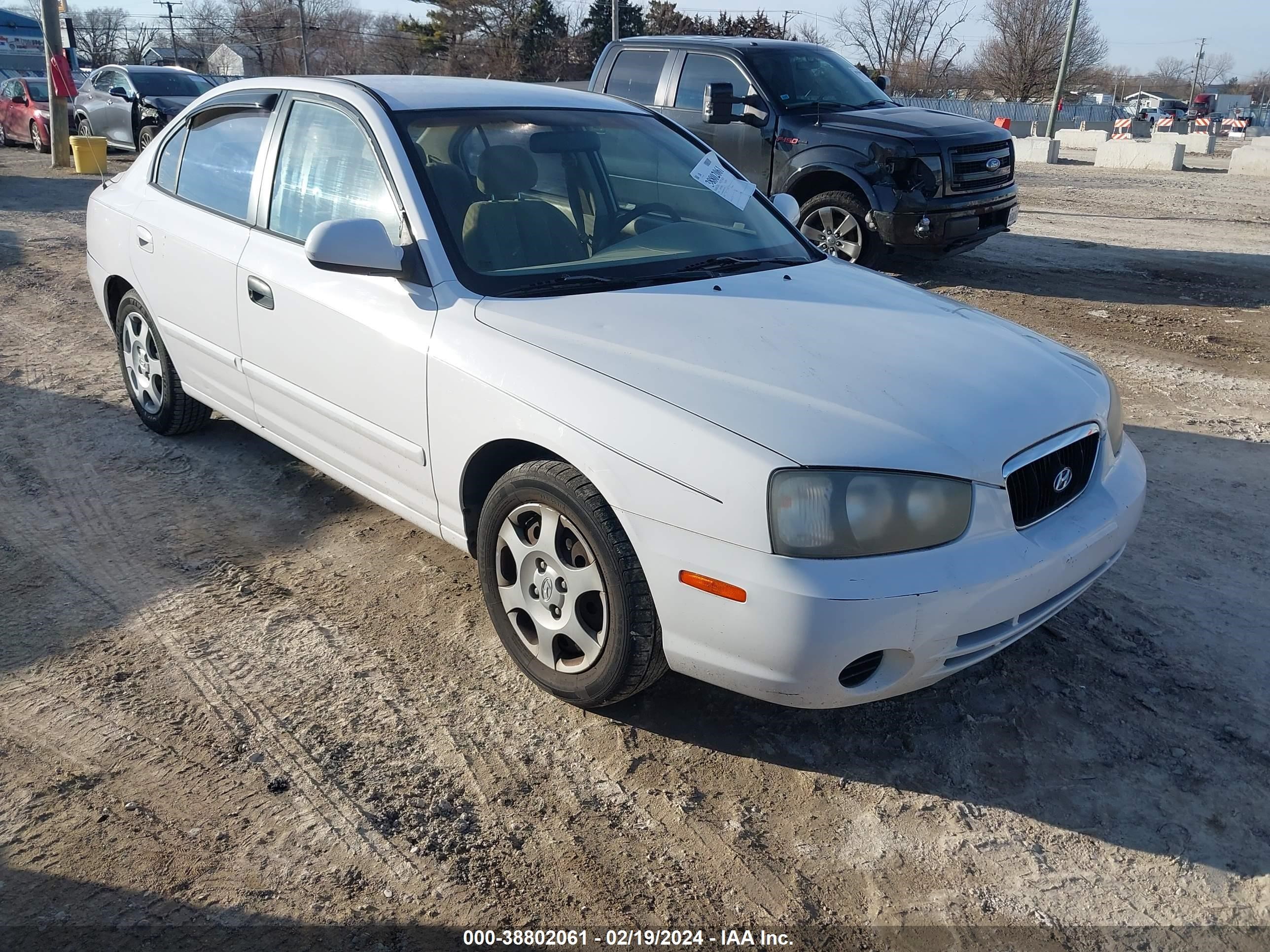 HYUNDAI ELANTRA 2003 kmhdn45d93u514444