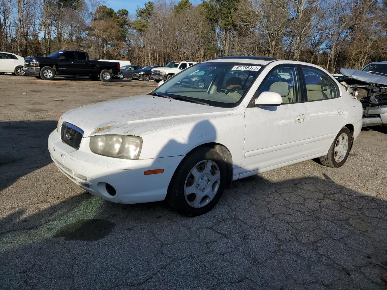 HYUNDAI ELANTRA 2003 kmhdn45d93u515528