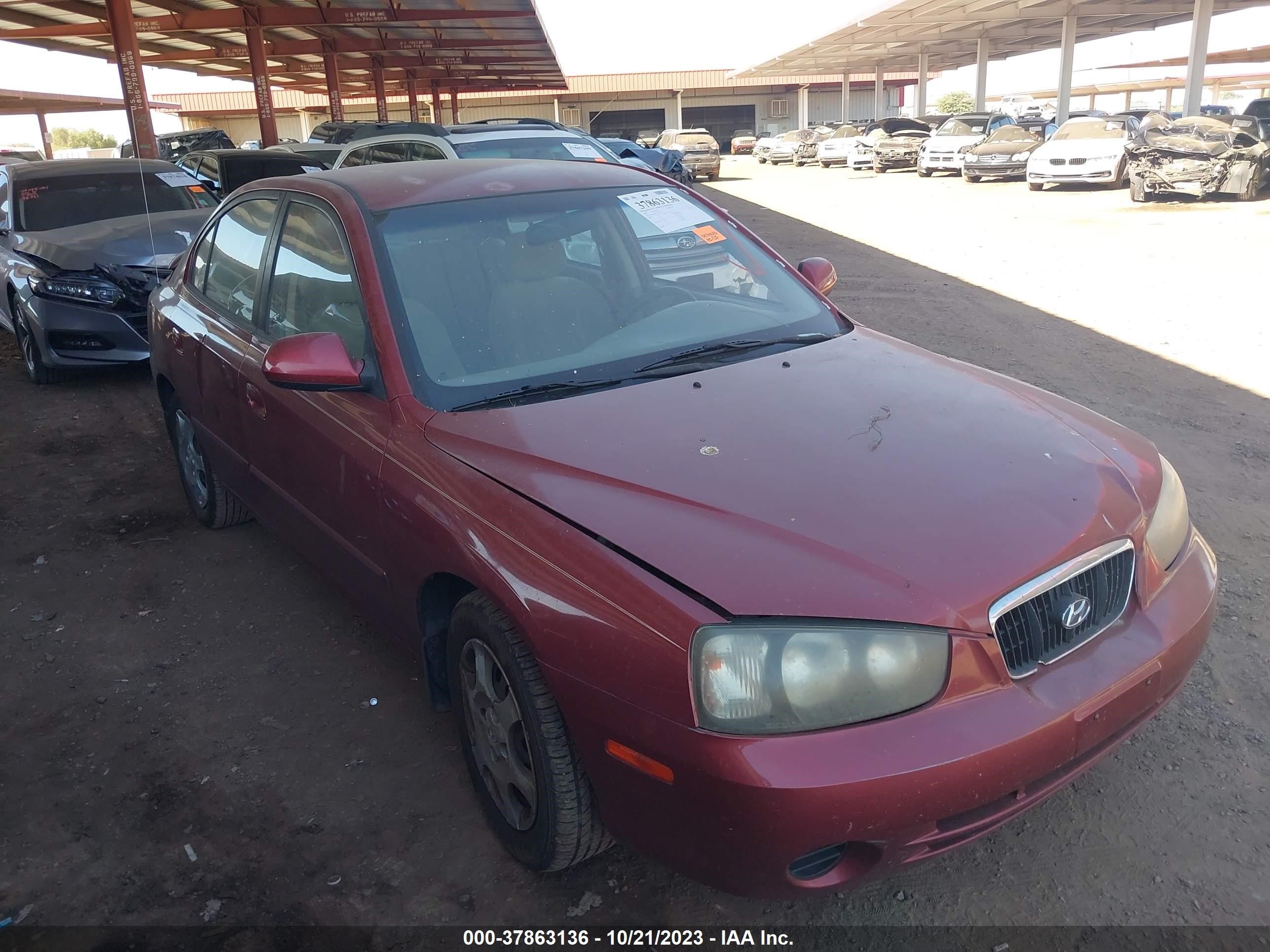 HYUNDAI ELANTRA 2003 kmhdn45d93u516422