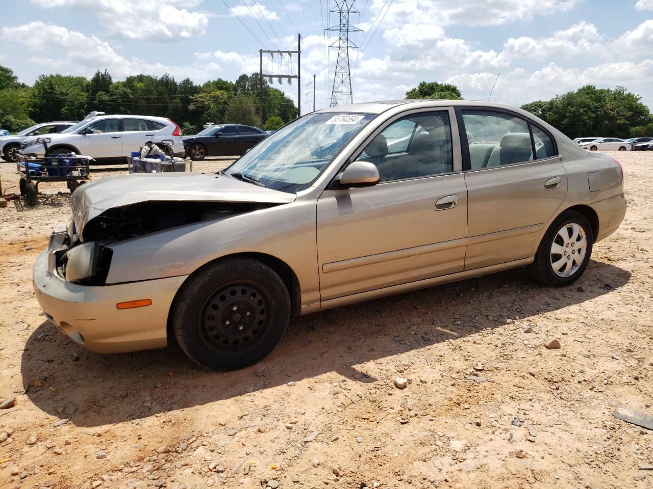 HYUNDAI ELANTRA 2003 kmhdn45d93u567662