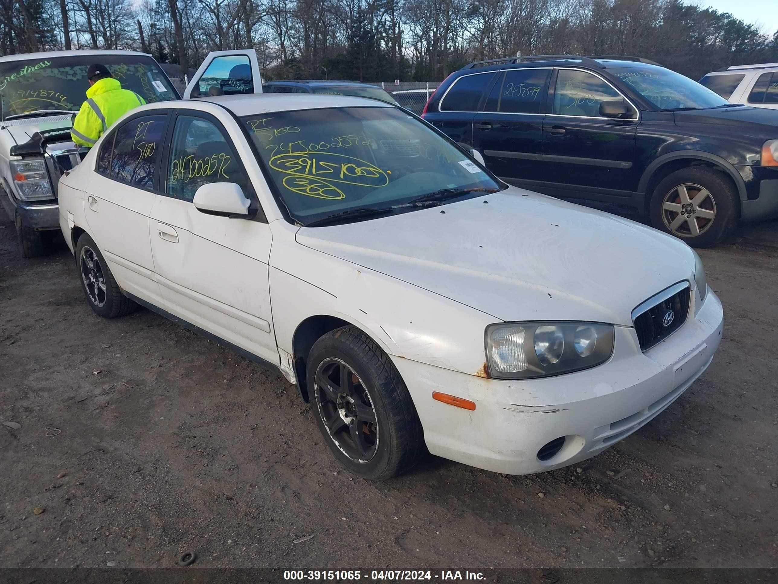 HYUNDAI ELANTRA 2001 kmhdn45dx1u206521