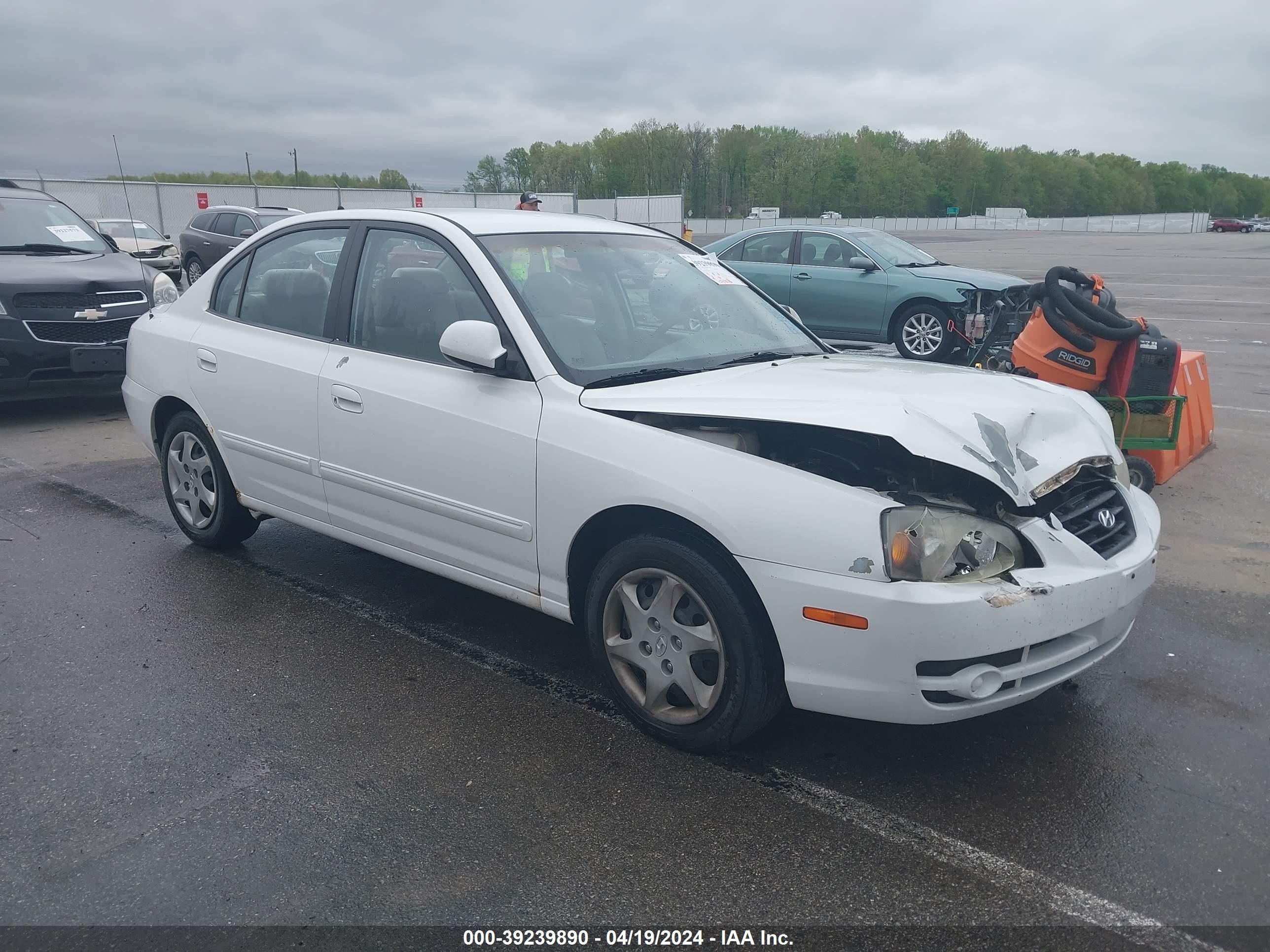 HYUNDAI ELANTRA 2004 kmhdn46d44u891599