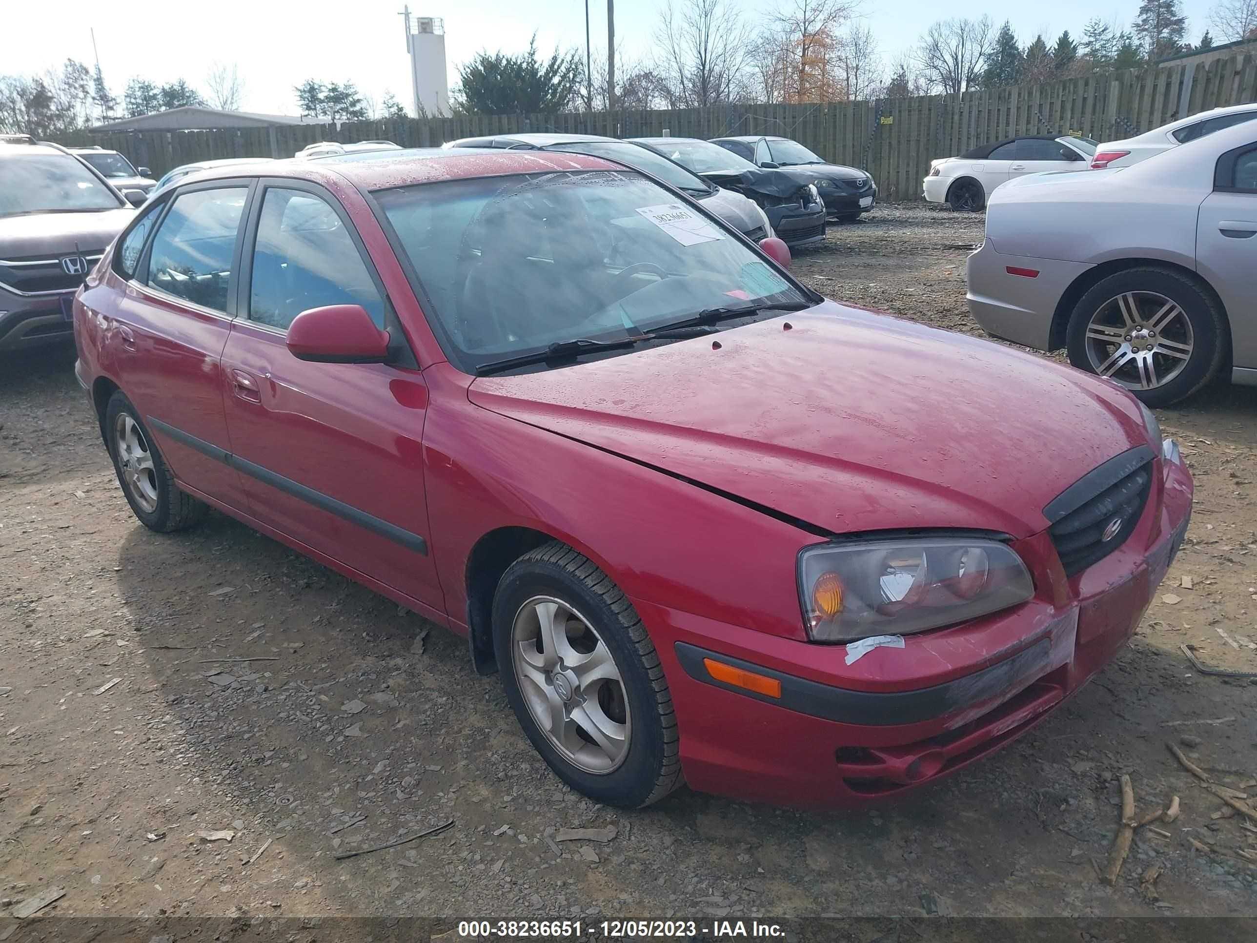 HYUNDAI ELANTRA 2005 kmhdn56d75u166604