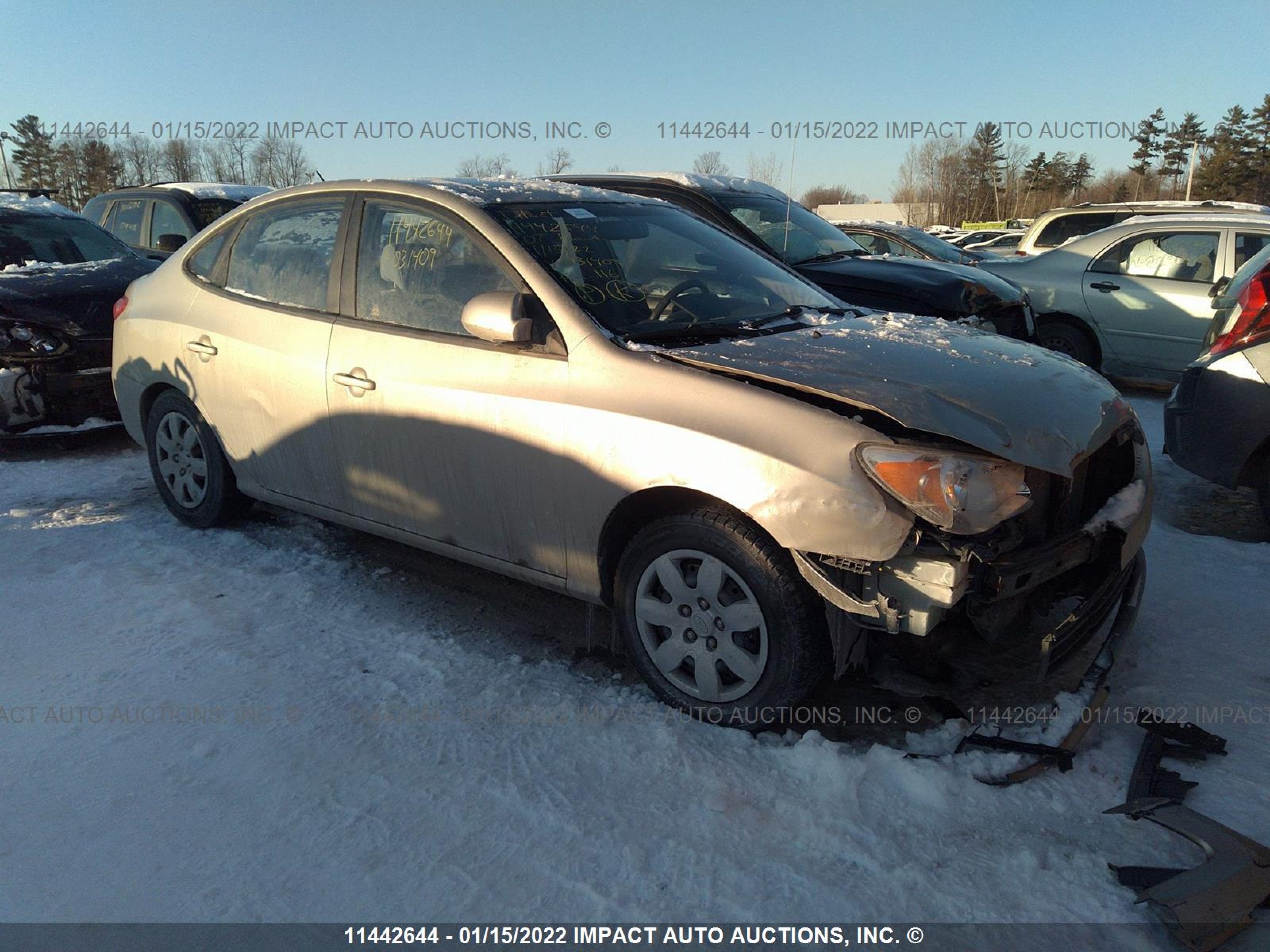 HYUNDAI ELANTRA 2007 kmhdu45d17u031409