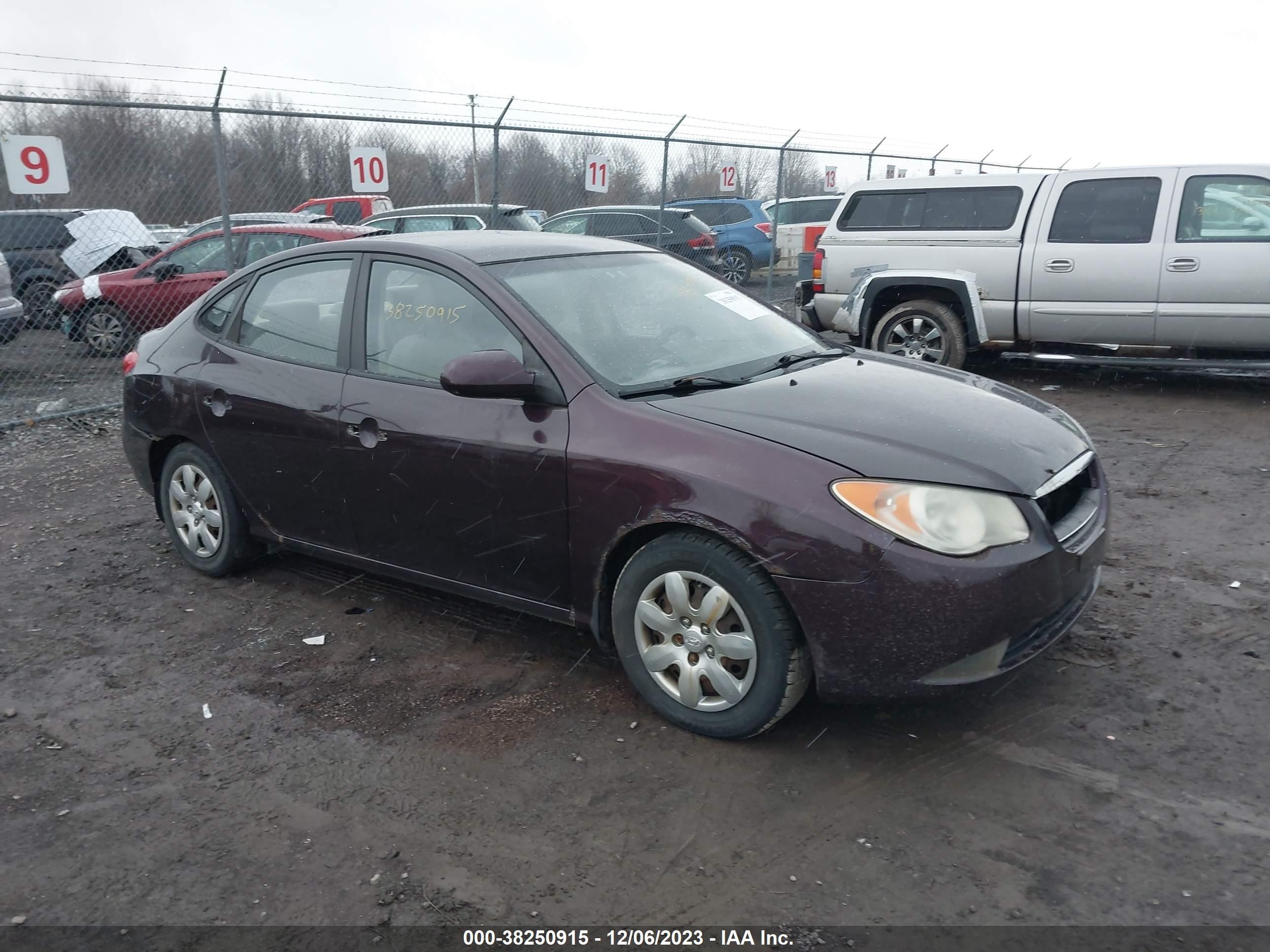 HYUNDAI ELANTRA 2008 kmhdu46d08u380870