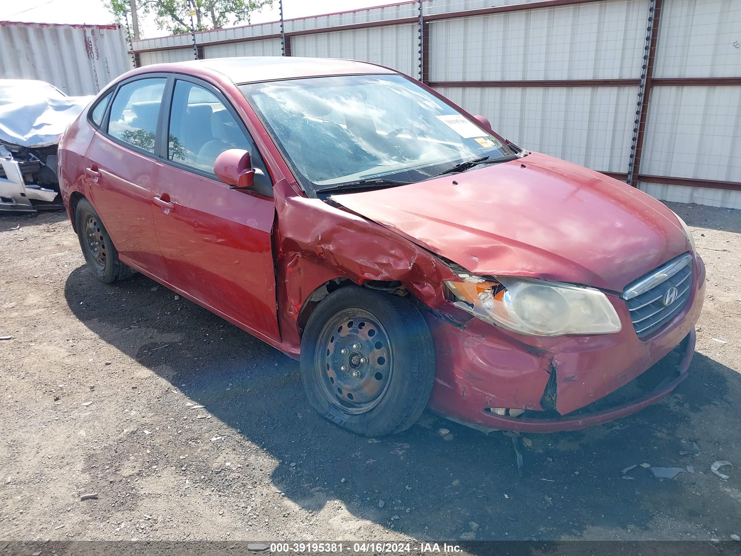 HYUNDAI ELANTRA 2009 kmhdu46d09u614118