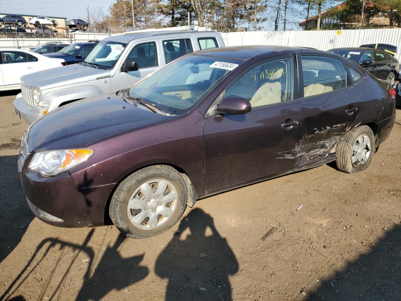 HYUNDAI ELANTRA 2007 kmhdu46d17u029593