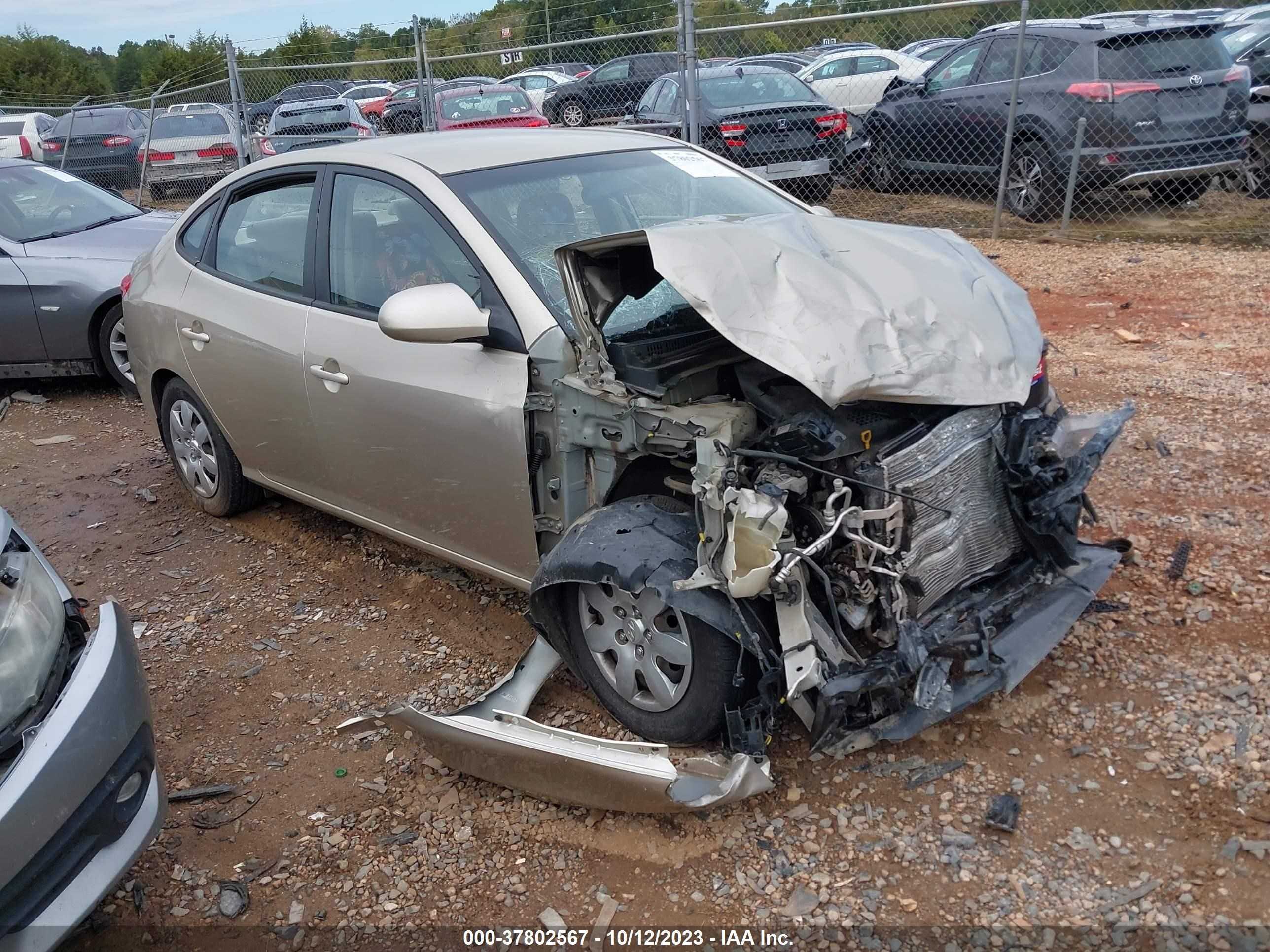 HYUNDAI ELANTRA 2007 kmhdu46d17u200665