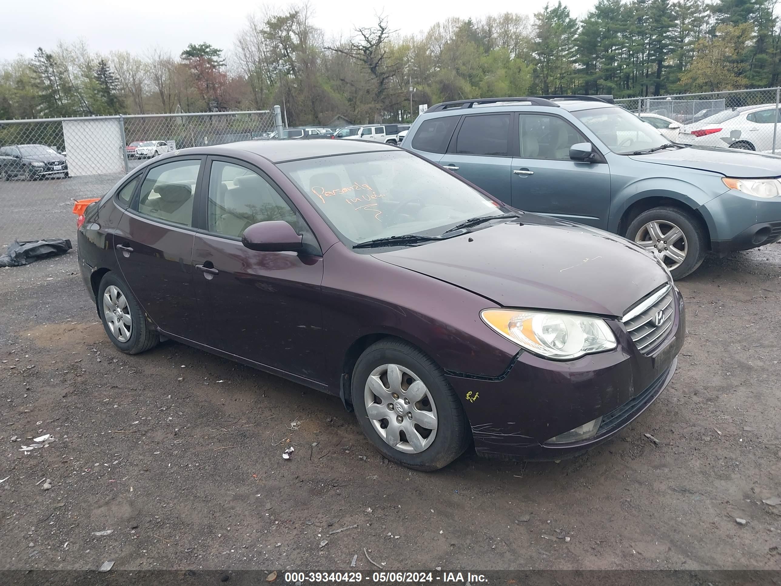 HYUNDAI ELANTRA 2007 kmhdu46d17u269680