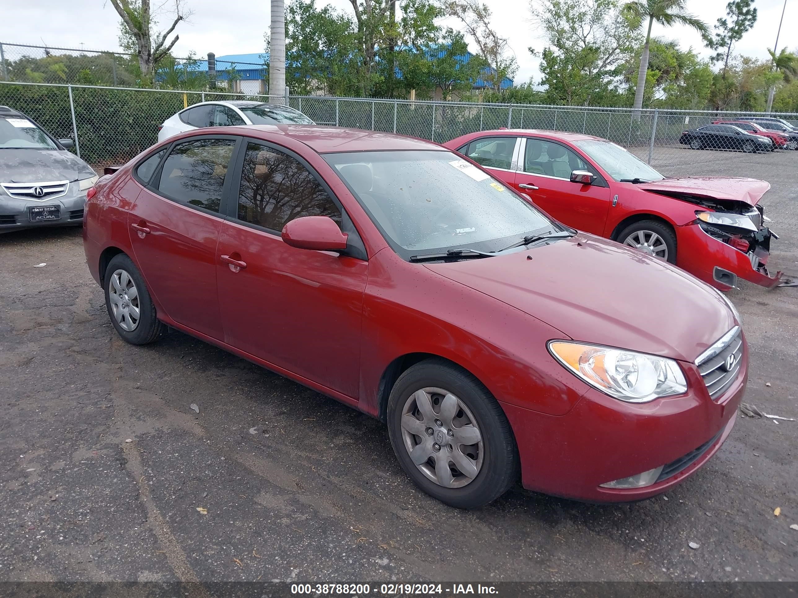 HYUNDAI ELANTRA 2008 kmhdu46d18u343634