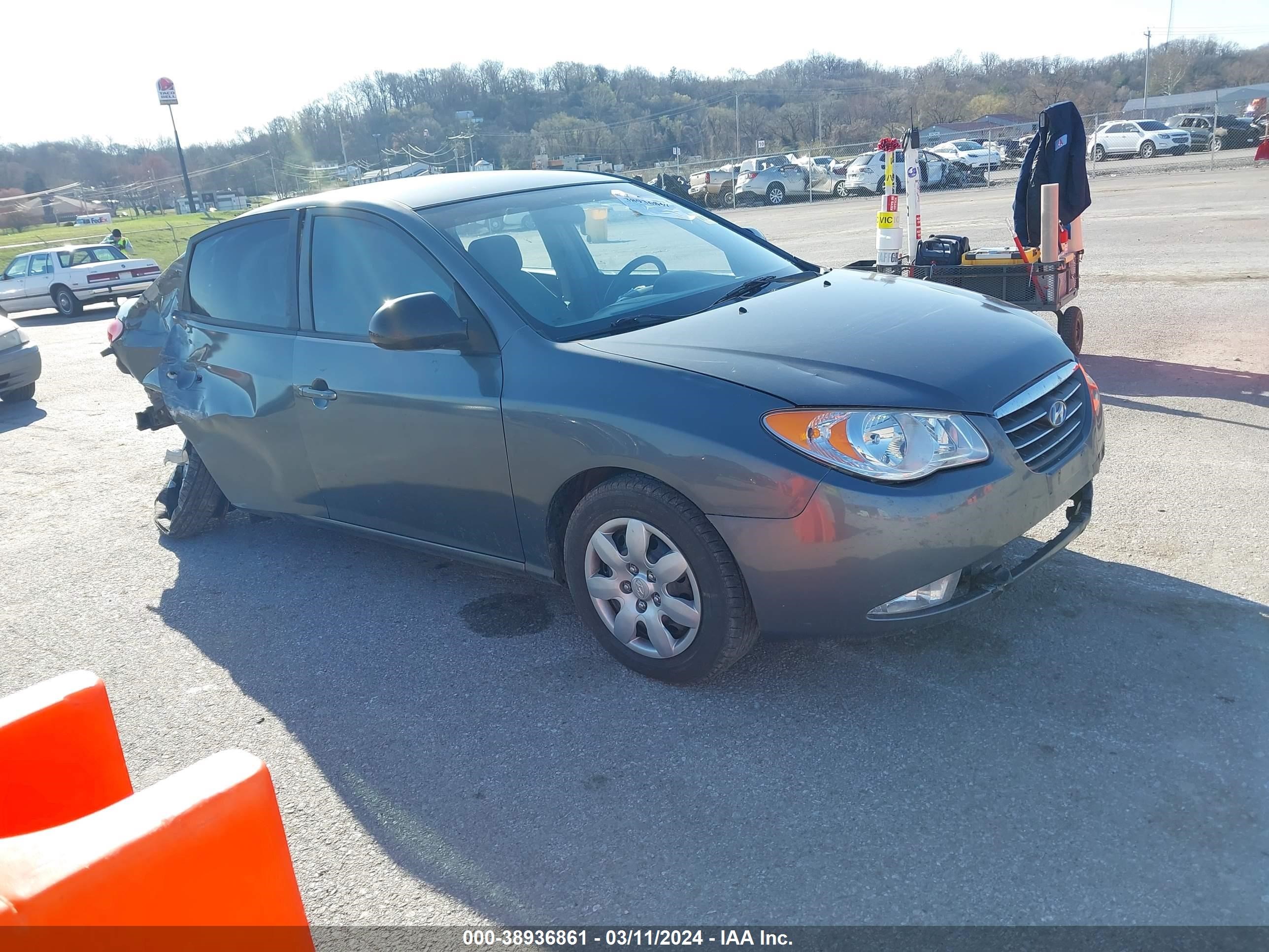 HYUNDAI ELANTRA 2009 kmhdu46d19u607002