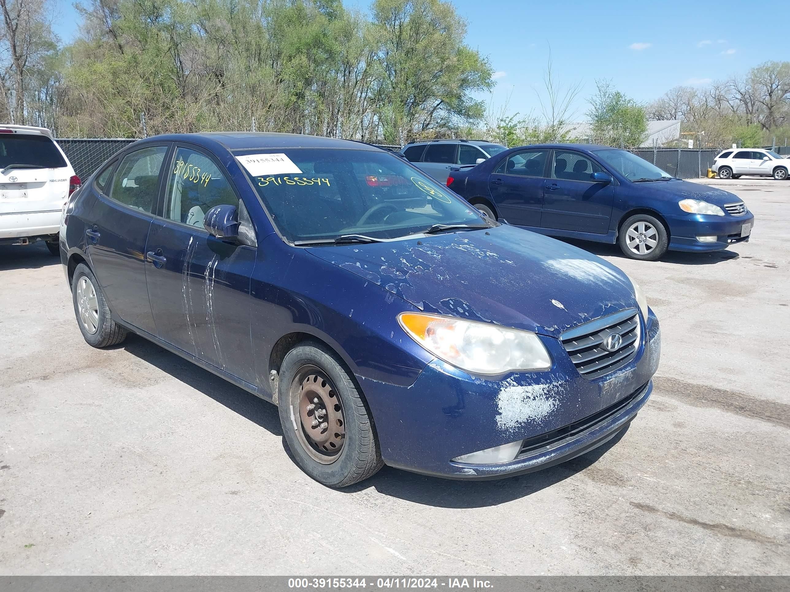 HYUNDAI ELANTRA 2007 kmhdu46d27u106794