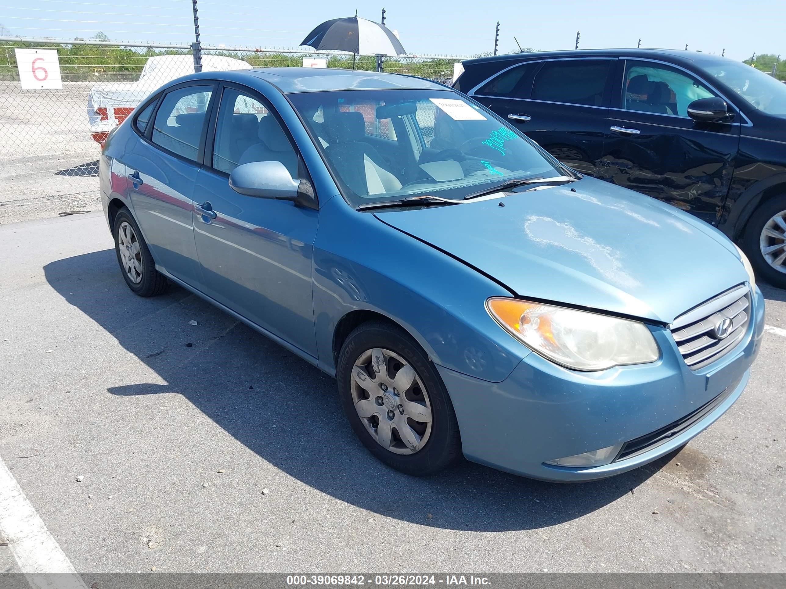 HYUNDAI ELANTRA 2007 kmhdu46d27u134014