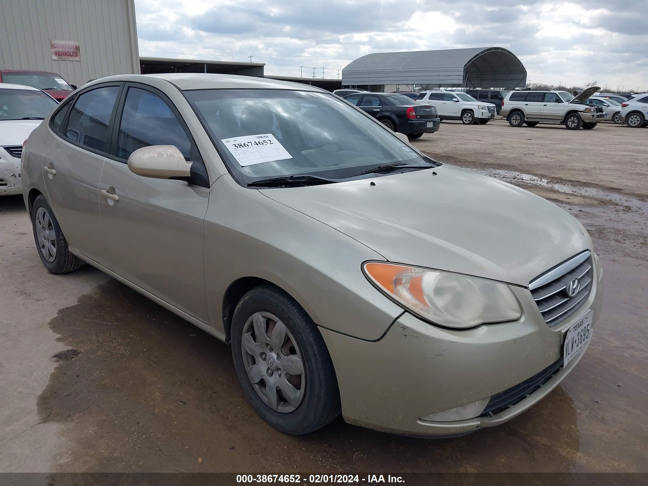 HYUNDAI ELANTRA 2008 kmhdu46d28u391014