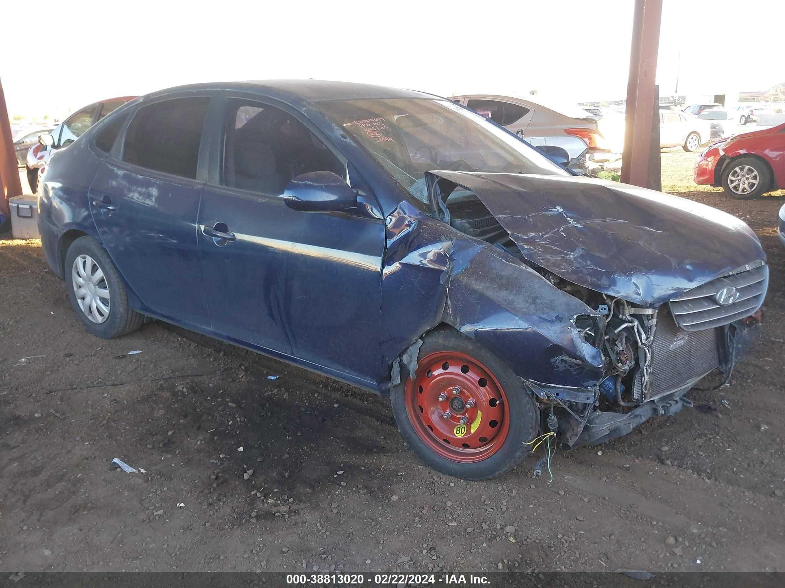 HYUNDAI ELANTRA 2008 kmhdu46d28u404344