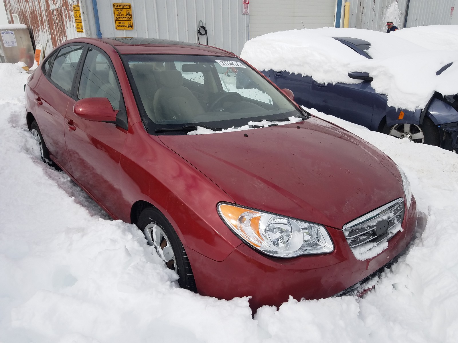 HYUNDAI ELANTRA GL 2008 kmhdu46d28u449901