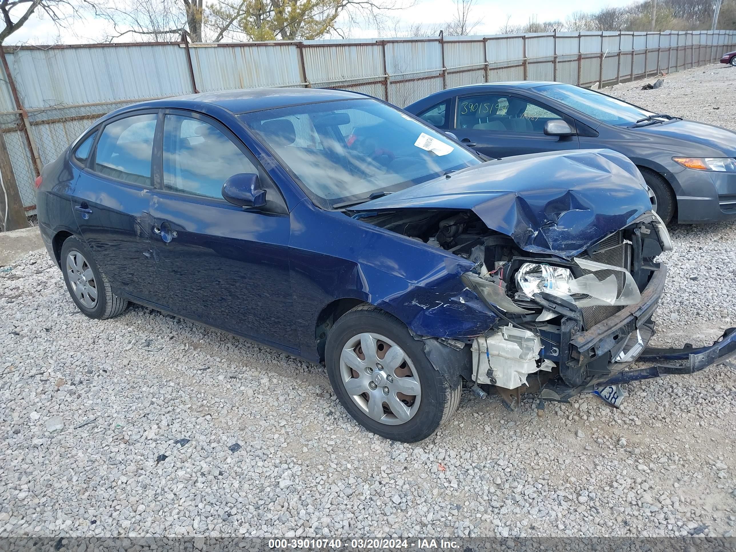 HYUNDAI ELANTRA 2008 kmhdu46d28u577264