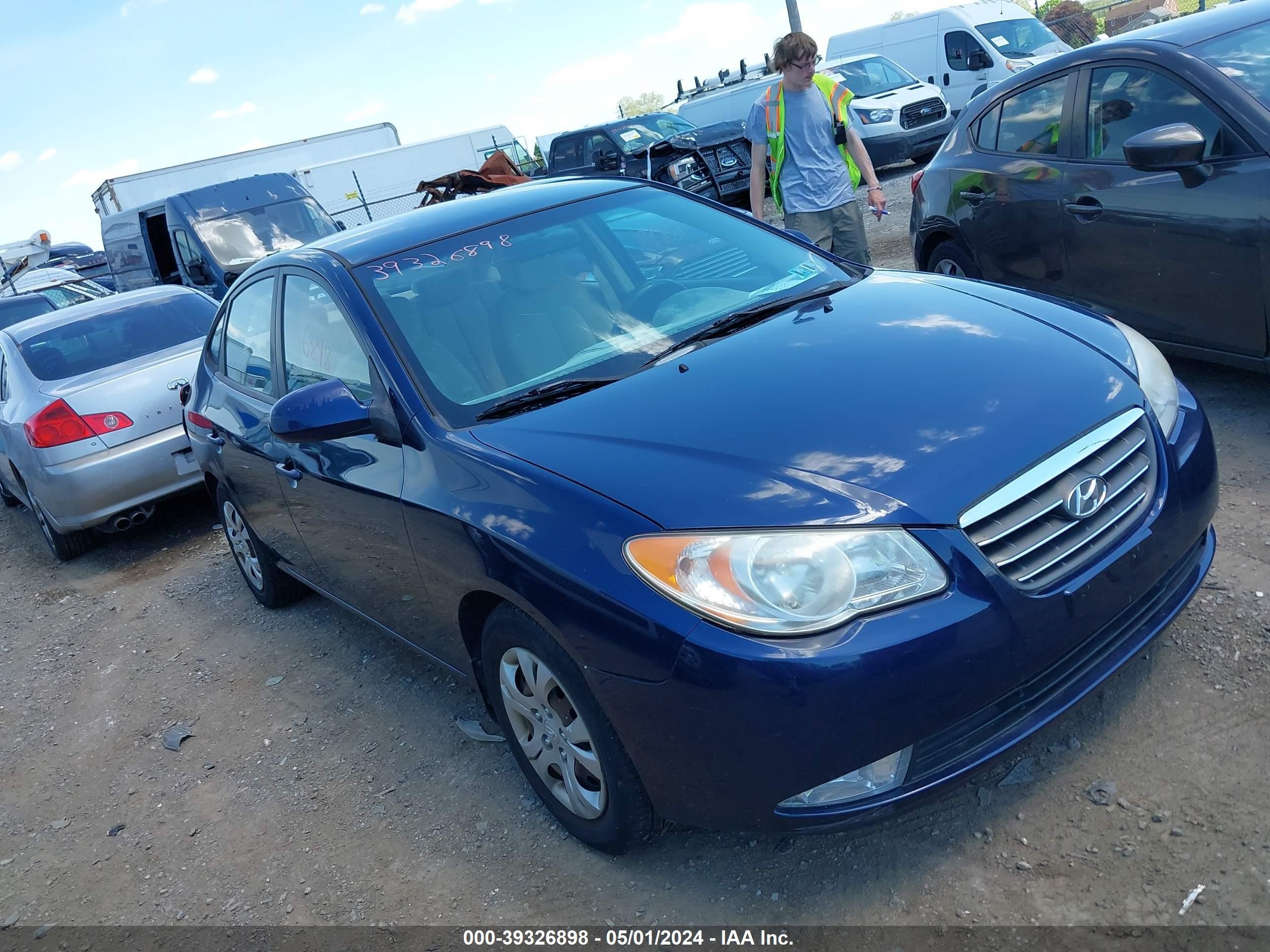 HYUNDAI ELANTRA 2009 kmhdu46d29u807984