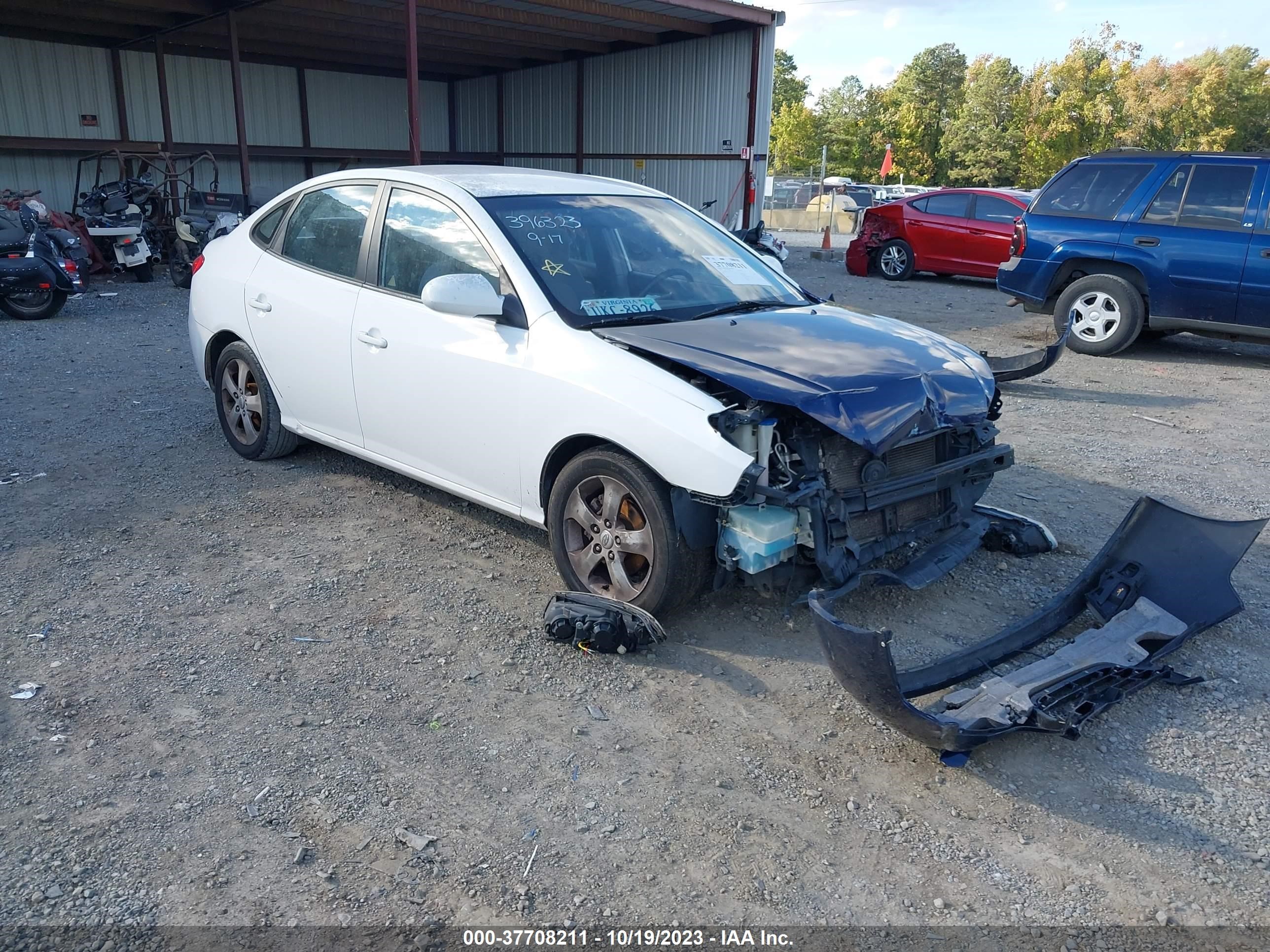 HYUNDAI ELANTRA 2007 kmhdu46d37u125791