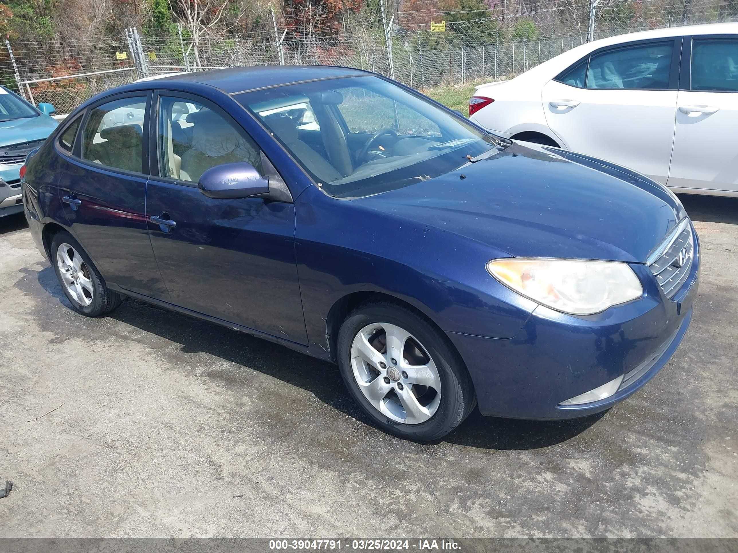 HYUNDAI ELANTRA 2007 kmhdu46d37u156877