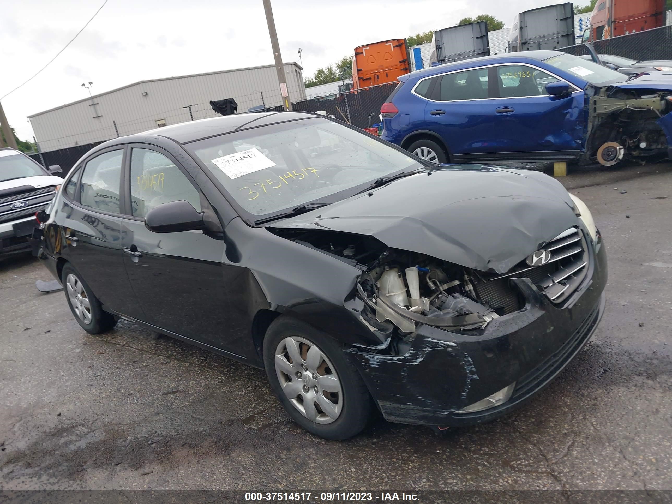 HYUNDAI ELANTRA 2007 kmhdu46d37u202787